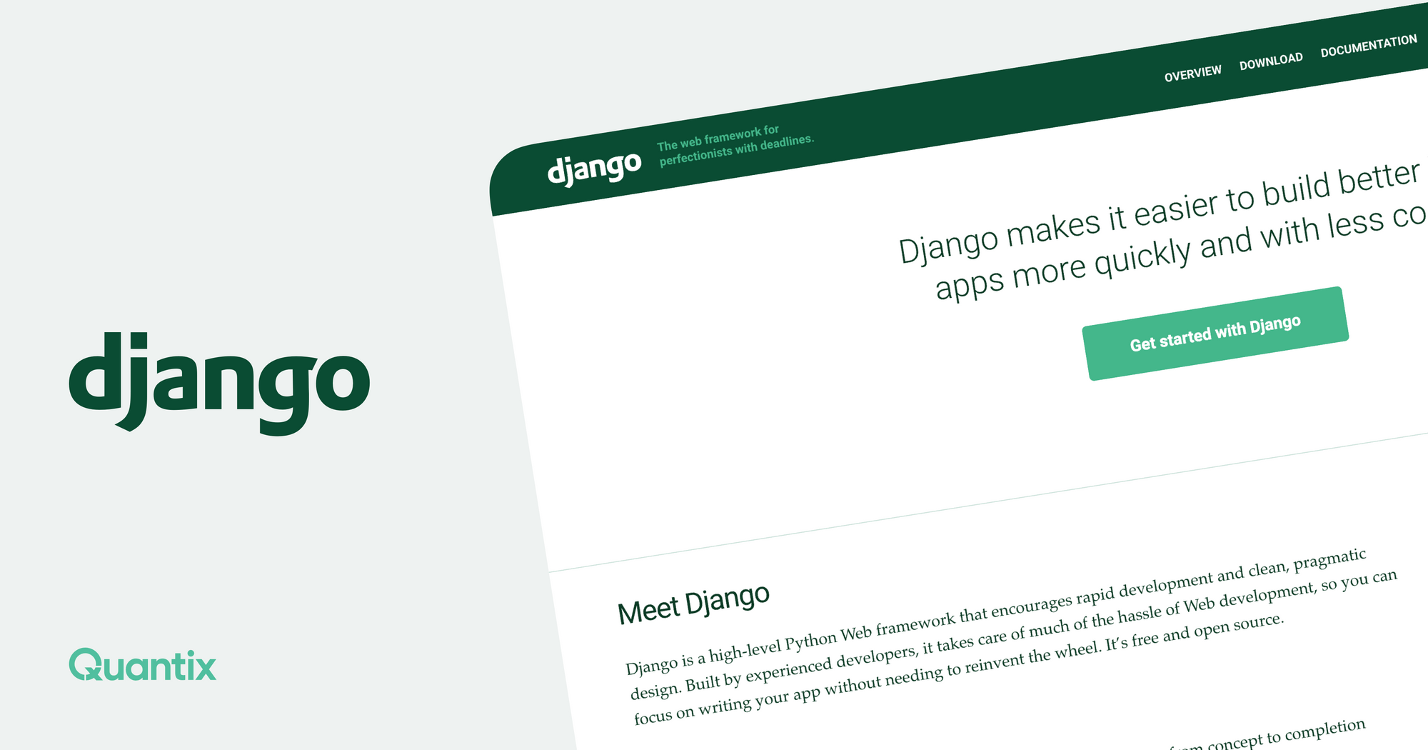 7 Reasons We Use Django at Quantix Quantix LLC